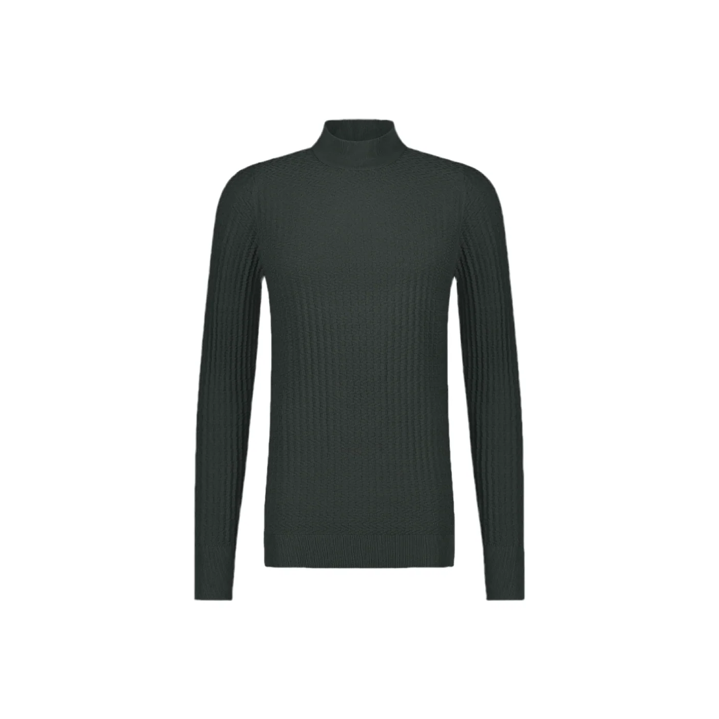 Aeden Aspen turtleneck trui donker grijs - Afbeelding 2
