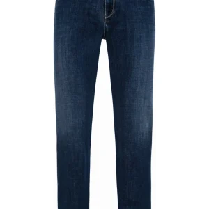 Heren Alberto Jeans 'Bi-Stretch', Donker Blauw