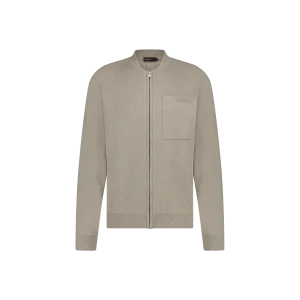 AEDEN ZEV Oversized Vest met rits Taupe