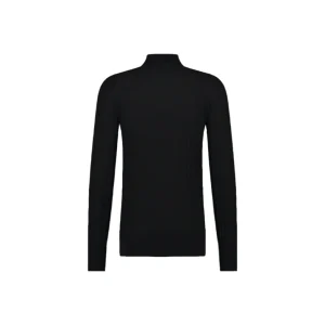 Aeden Aspen trui met turtleneck Zwart. Maat-S