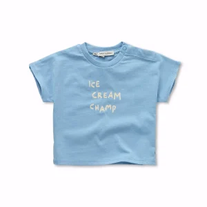 Sproet & Sprout - Baby T-shirt Ice Cream Blue