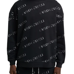 Carlo Colucci Oversized Sweatshirt Zwart