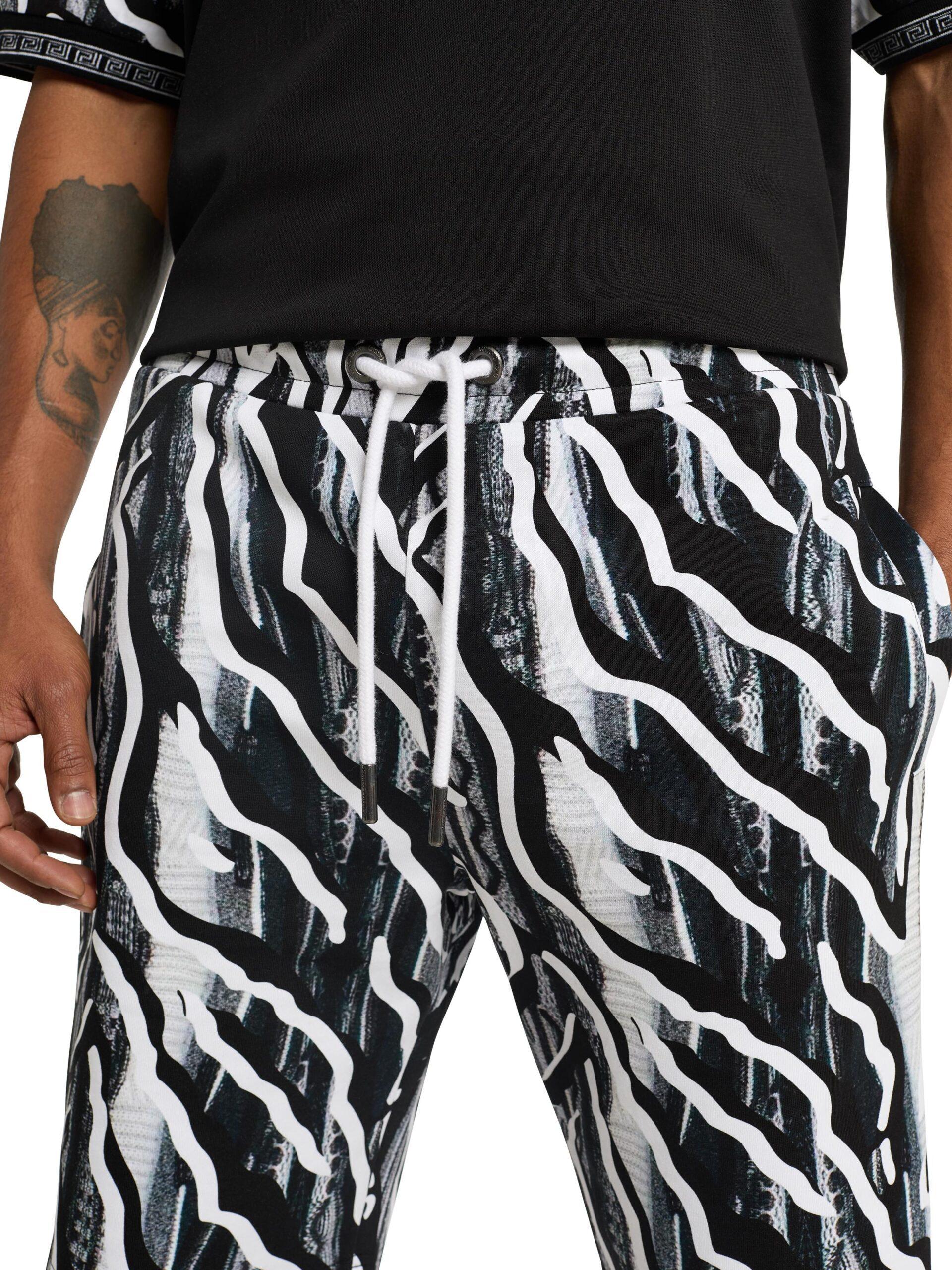 Carlo Colucci sweatshort met all-over print - Afbeelding 5