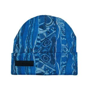 Carlo Colucci muts allover print Blauw