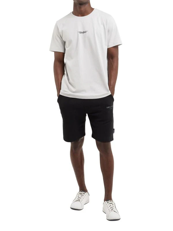 Carlo Colucci t-shirt basic line Grijs.