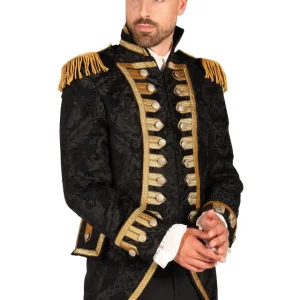 Nelson Brokaat Jas Heren Zwart Goud