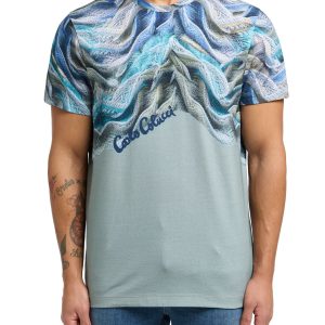 Carlo Colucci T-SHIRT - KUNSTMATIG GEBREID Groen.