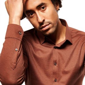 Desoto overhemd Kent, Bruin