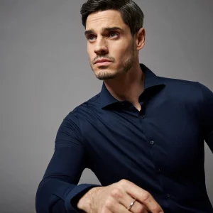 Desoto Luxury line overhemd Donker Blauw