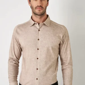 Desoto overhemd casual kent Beige