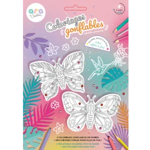 ara créative - Opblaasbare kleurplaat vlinder