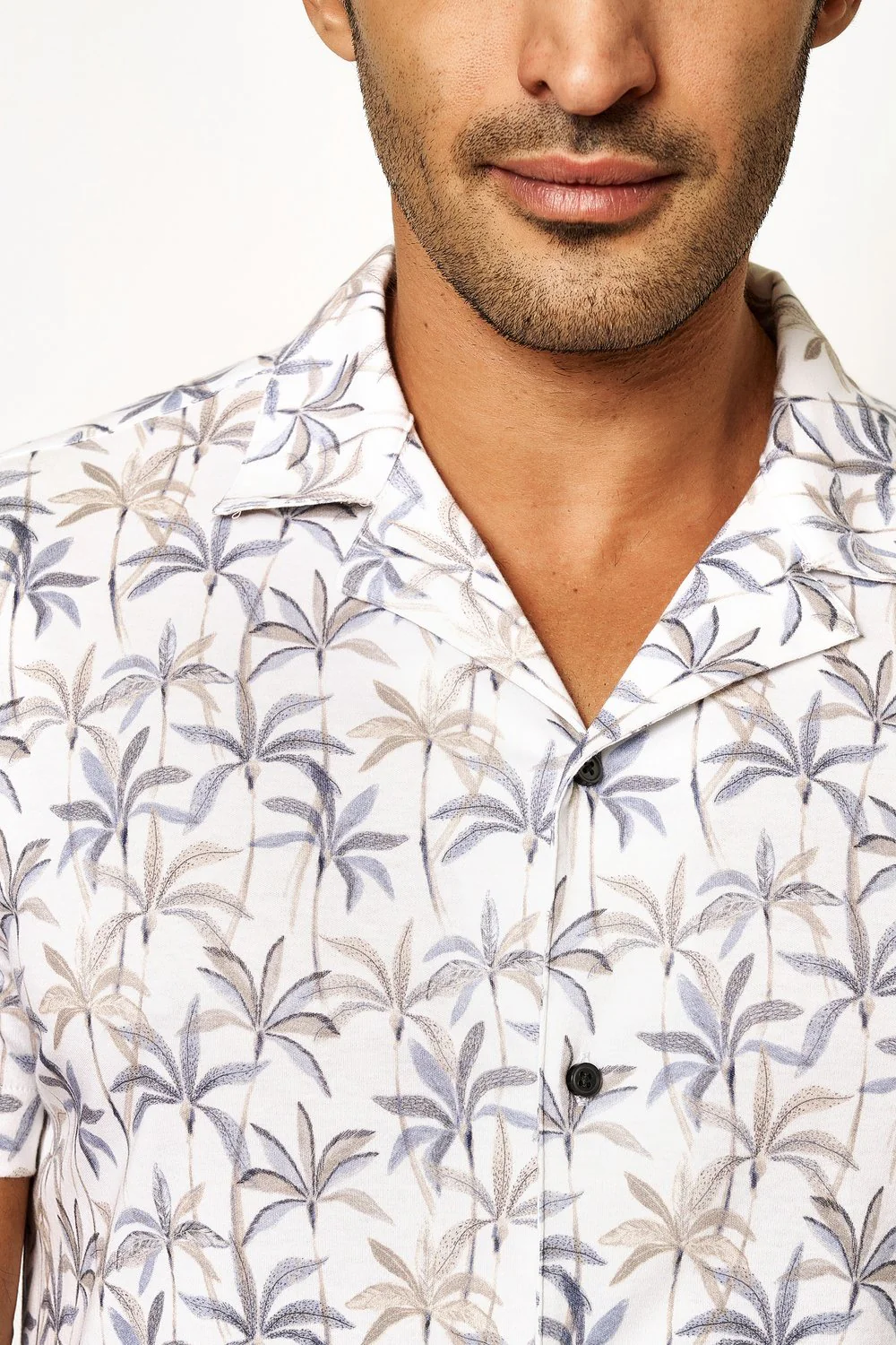 Desoto overhemd met palmprint Wit - Afbeelding 5