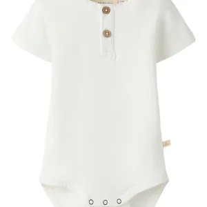 Lil’ Atelier – NBMDOLAN SS Baby Romper Body | Coconut Milk