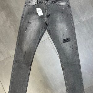 Daniel paul Jeans Grijs met verf spetters en stretch - Slim Fit