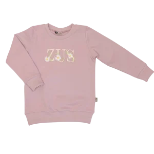Geborduurde Baby en Kids Sweater Roze 'ZUS'