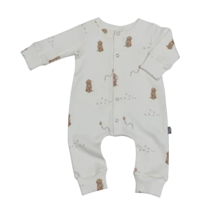 Baby Jumpsuit Rib Labradoodle Creme
