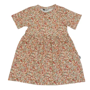 Jurk Bloem Klei Roze