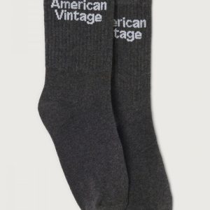 American Vintage - Sokken Clypsun Melange Characoal