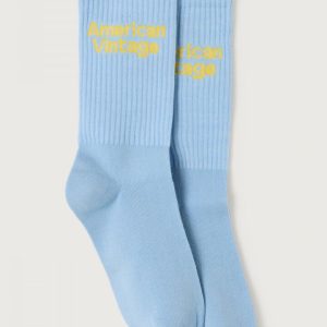 American Vintage - Sokken Clypsun Sky Blue