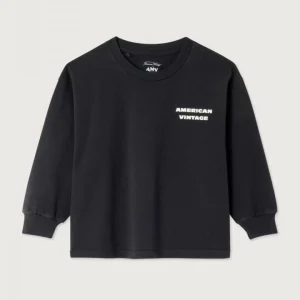 American Vintage - Fizvalley Longsleeve Black Noir