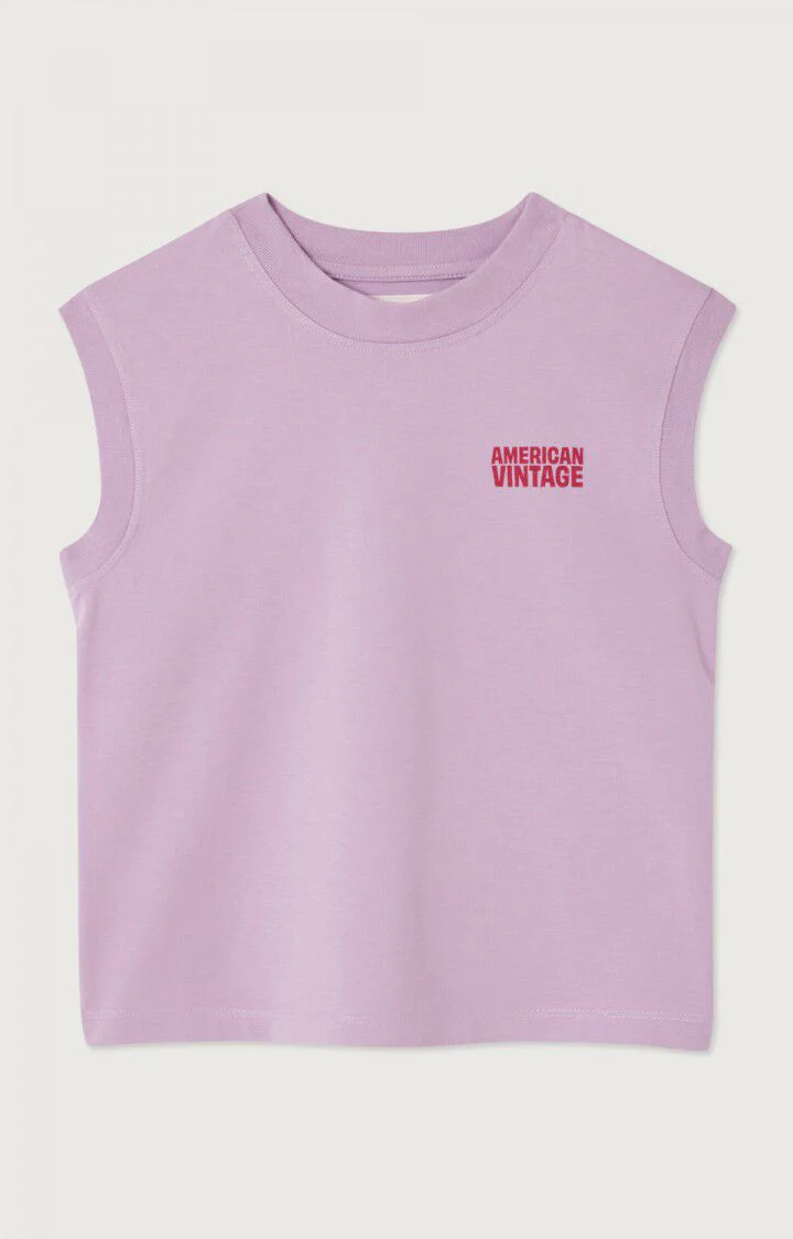 American Vintage - Kids LILPAS Tanktop Gixy Lila - Afbeelding 2