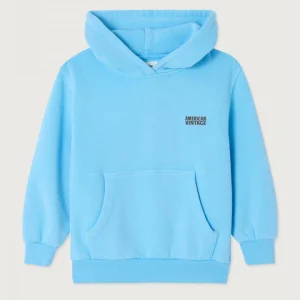 American Vintage - Izubird Hoodie Sweatshirt Vintage Light Blue