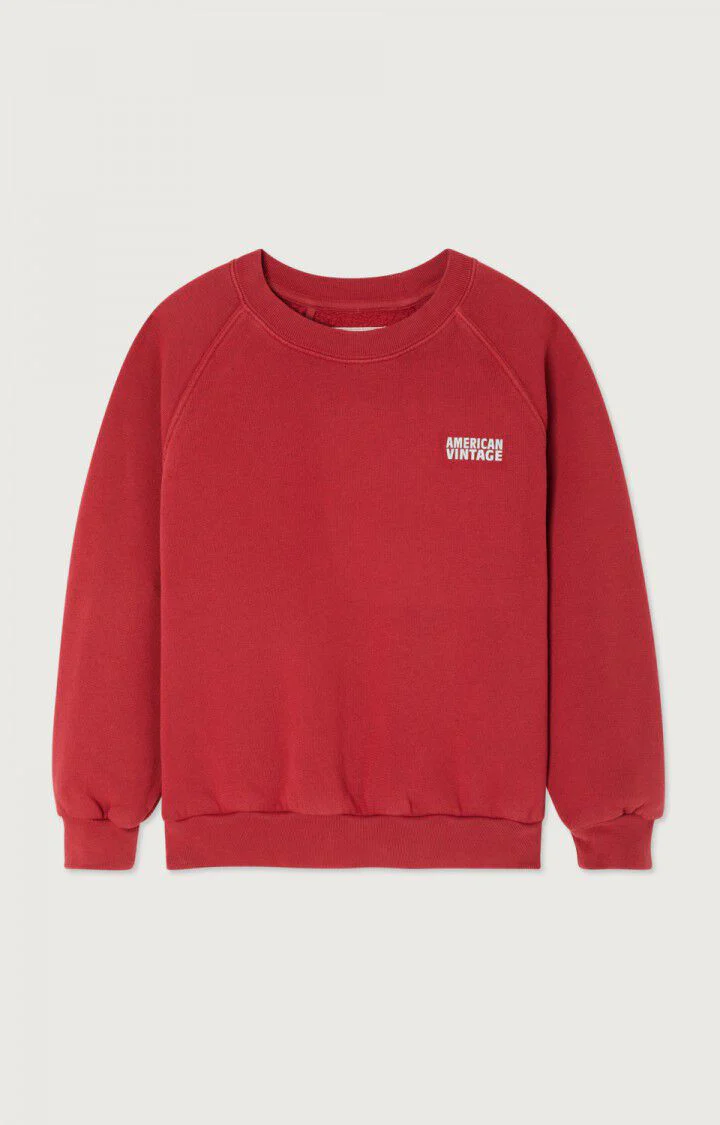 American Vintage - Izubird Sweatshirt Cerise Vintage