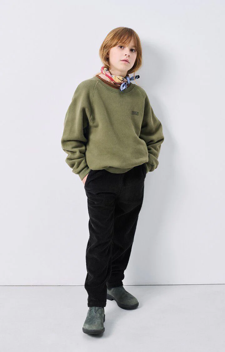 American Vintage - Izubird Sweatshirt Khaki Vintage - Afbeelding 4