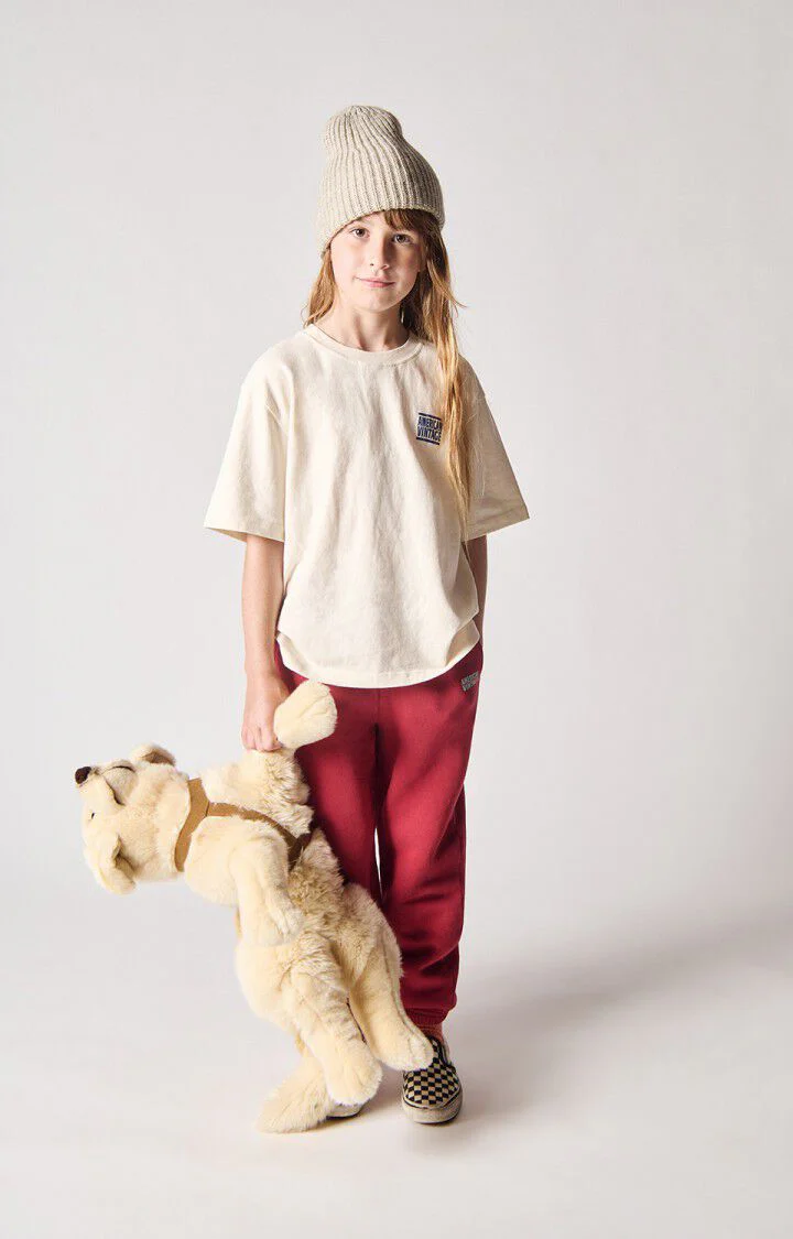 American Vintage - Ykobow Kinder T-shirt Ecru - Afbeelding 6