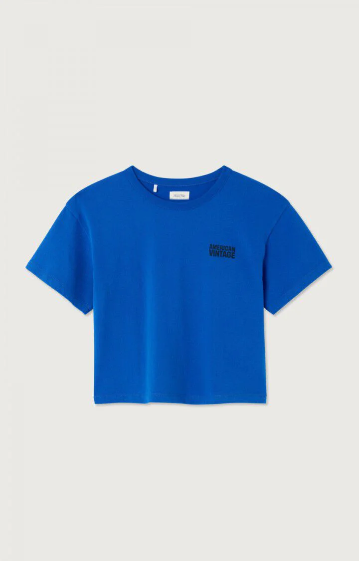 American Vintage - Kids Shirt Ykobow INDIGO - Afbeelding 2