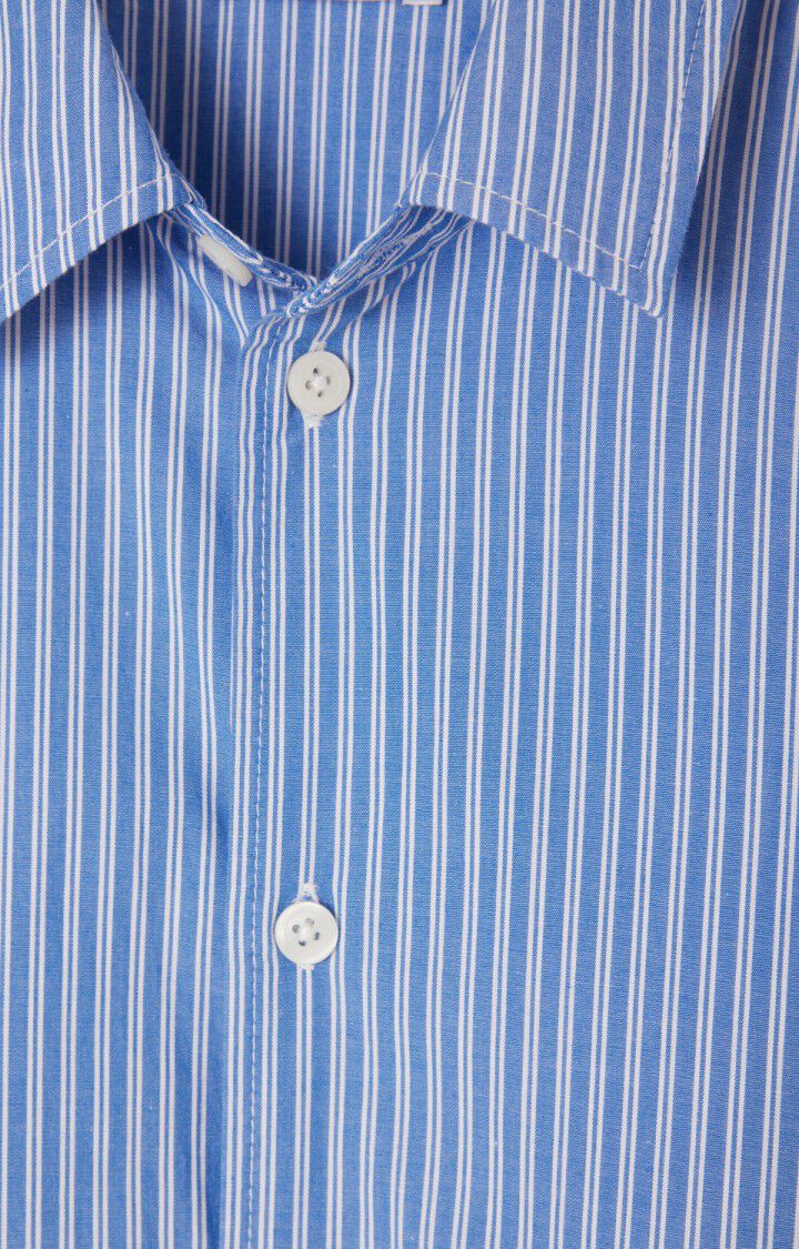 American Vintage - Shirt Zatybay Aqua Stripes - Afbeelding 3