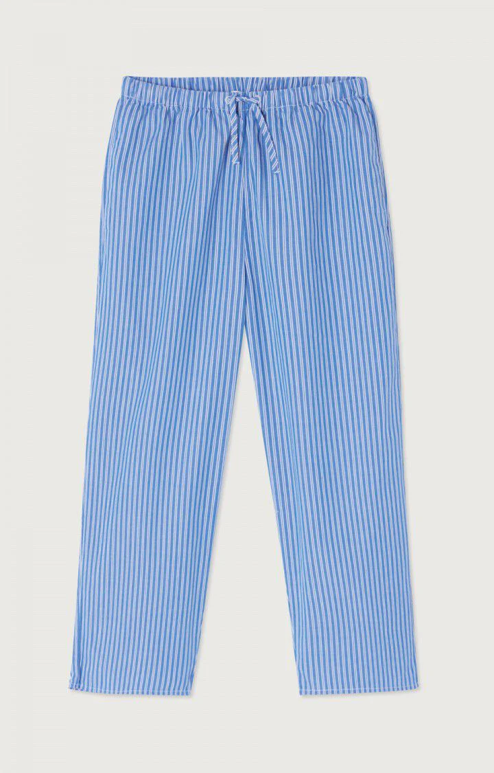 American Vintage - Trousers Zatybay Aqua Stripes
