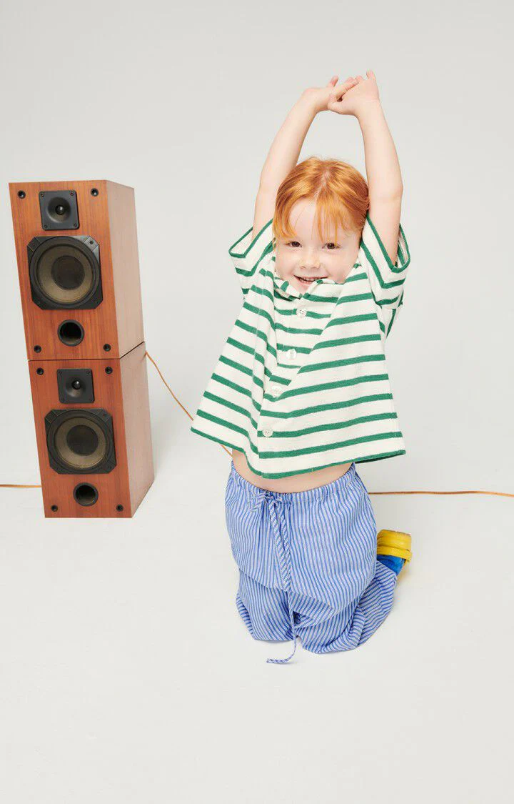 American Vintage - Trousers Zatybay Aqua Stripes - Afbeelding 5