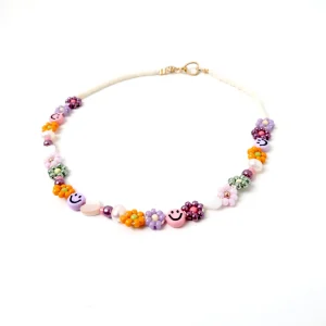 LOVEissue - Necklace | Shortie daisy smiley