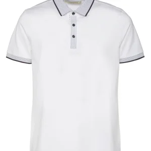Lorenzoni Polo Wit Extra Fine Katoen.