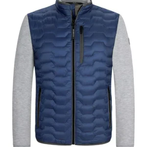 Milestone herenjack MS Capri, Blauw - Grijs Maat-52/L