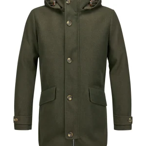 Milestone Ashton jas donker groen