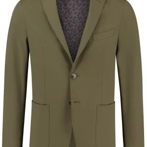 Michael Kors Blazer slim fit Olijf Groen