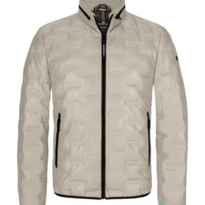 Milestone Ms-Aversa Lams Lederen Jas Wit Maat-48/S