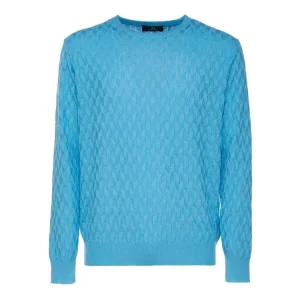 Montechiaro trui met all-over textuur