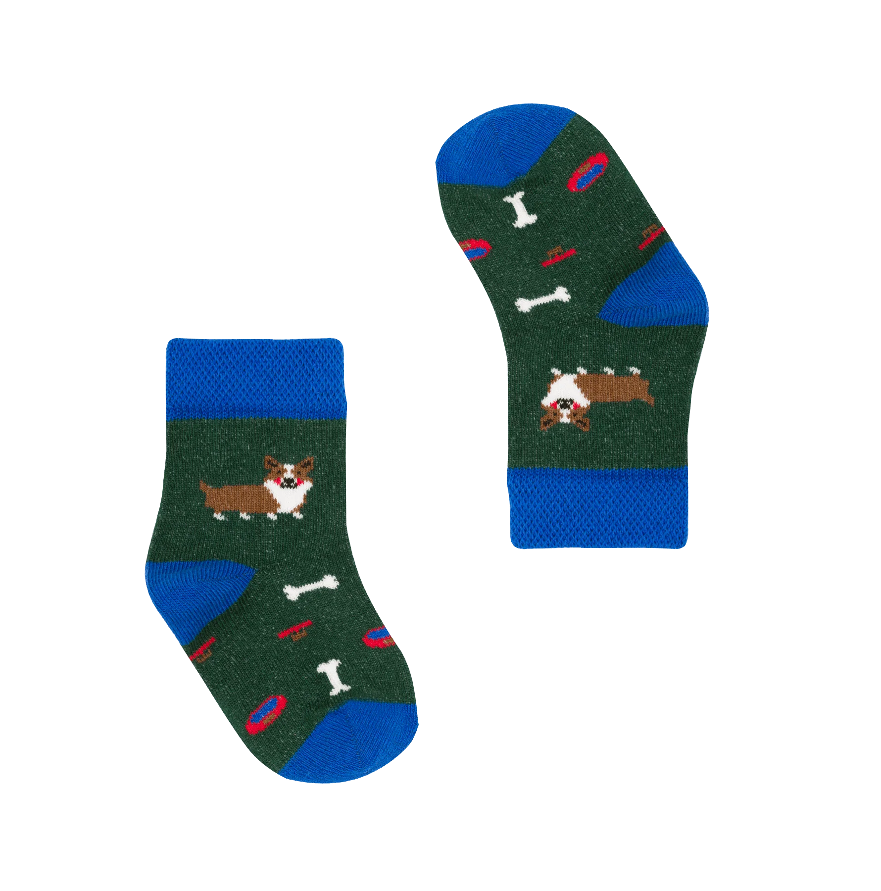 Antislip Corgi Kinder/Baby sokken - Afbeelding 3