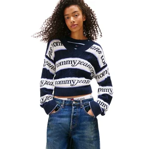 Stripe Logo Sweater