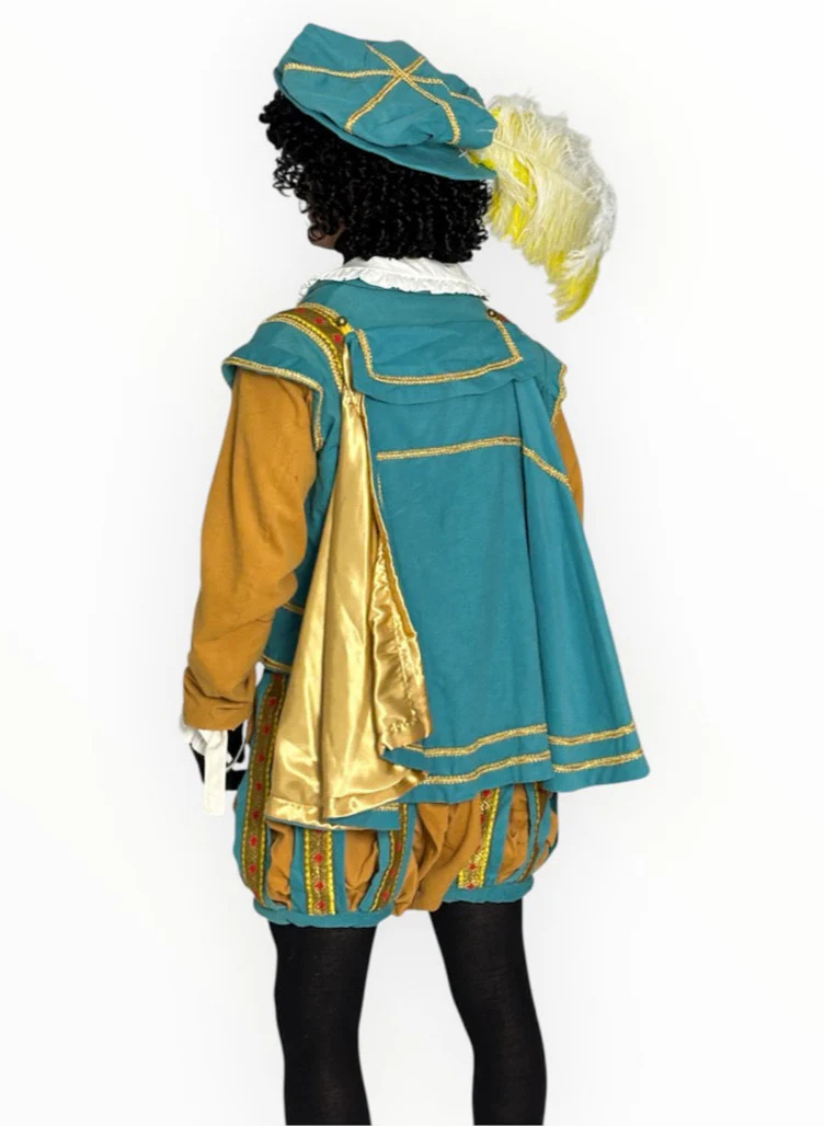 Pietenpak Amsterdam Rib Turquoise Oker - Afbeelding 3