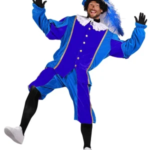 Piet Polyester A Blauw-Turquoise