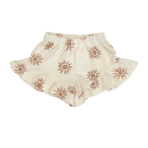 Baby en Meisjes Ruffle Short Zonnebloem