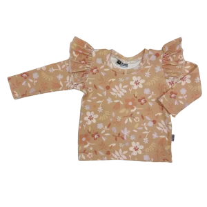 Ruffle Top Rib Collage Flower