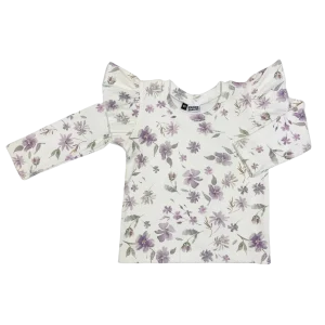 Ruffle Top Rib Floral