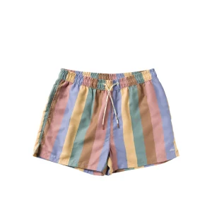 Salted Stories - Wide Stripe | Swim Shorts Men | Multicolor Zwembroek Vader