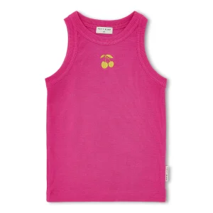 Petit Blush - Meisjes Rib Singlet | Rose Violet