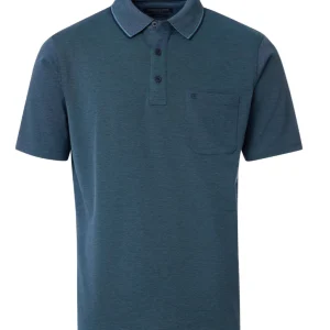 Casa Moda poloshirt Aqua kleur
